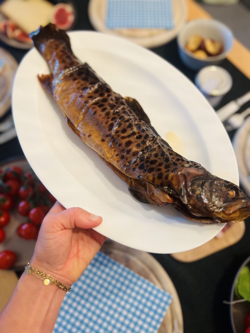 Geräucherte Forelle aus der Region