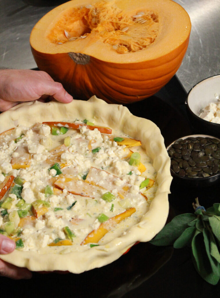 Kürbisquiche Kustermann Rezept